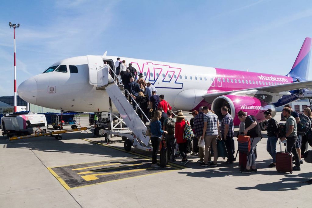 Wizz Air keleiviu isodinimas