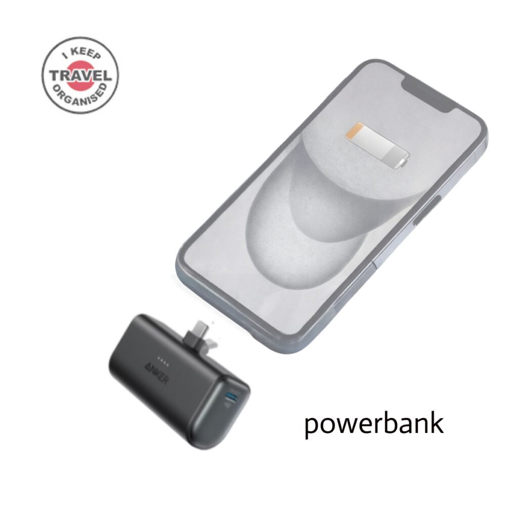 Vilioja pigus skrydžio bilietas? Nesiojamas powerbank baterija