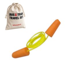 Bus & Train Travel Set rinkinys Bus & Train Travel Set ausų kamštukai kelionei